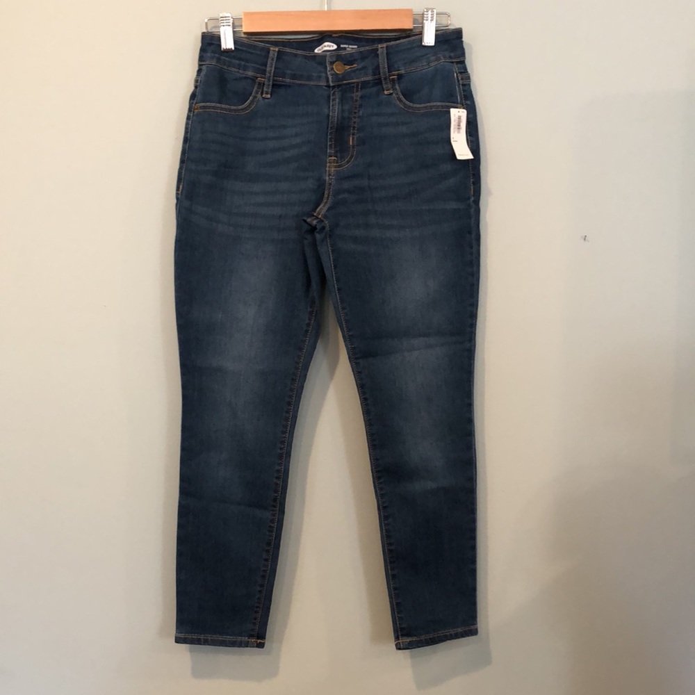 OLD NAVY Dark Denim Super Skinny Size 0